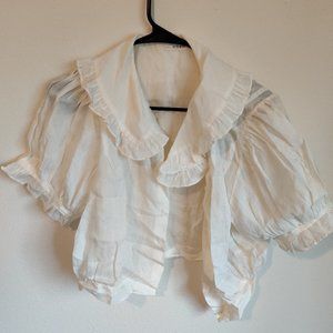 Doen Peter Pan Collar Crop Top